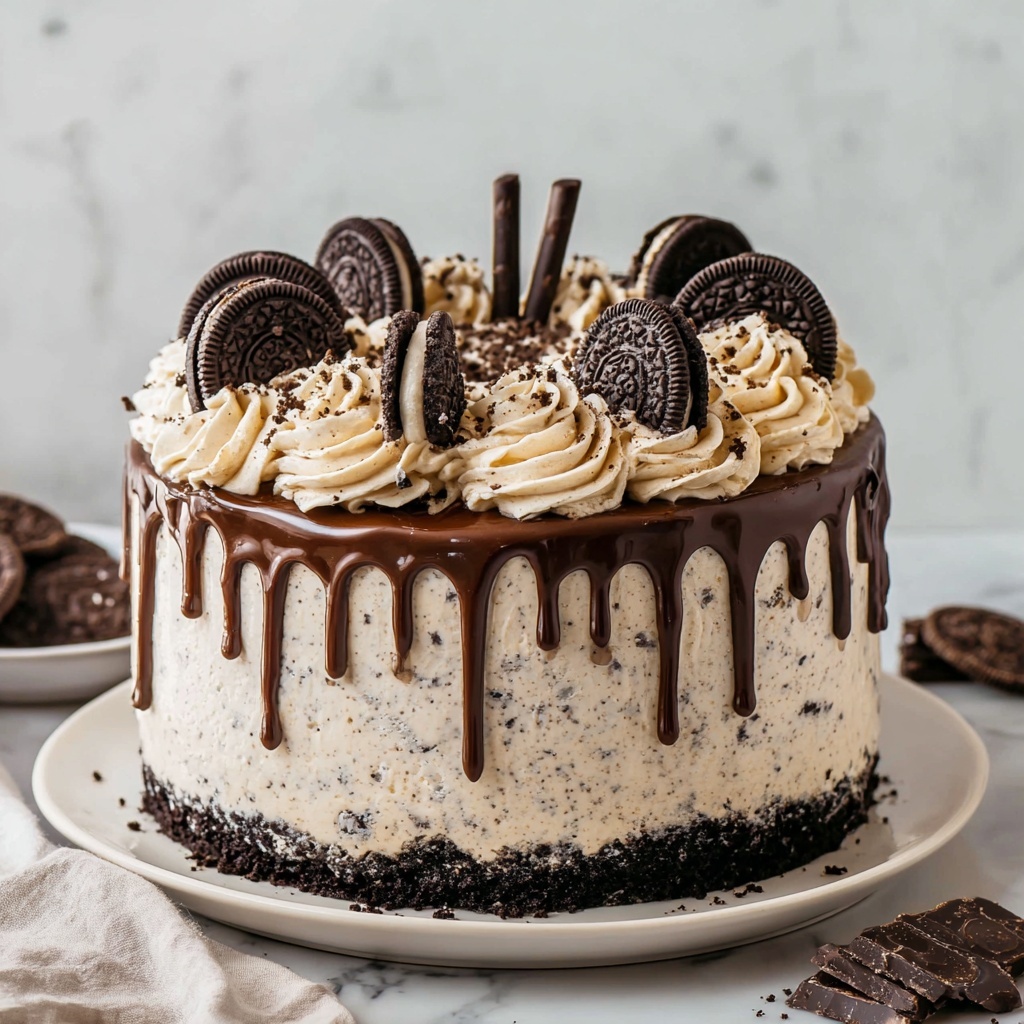 Oreo Chocolate Cake Recipe - Recipe Image