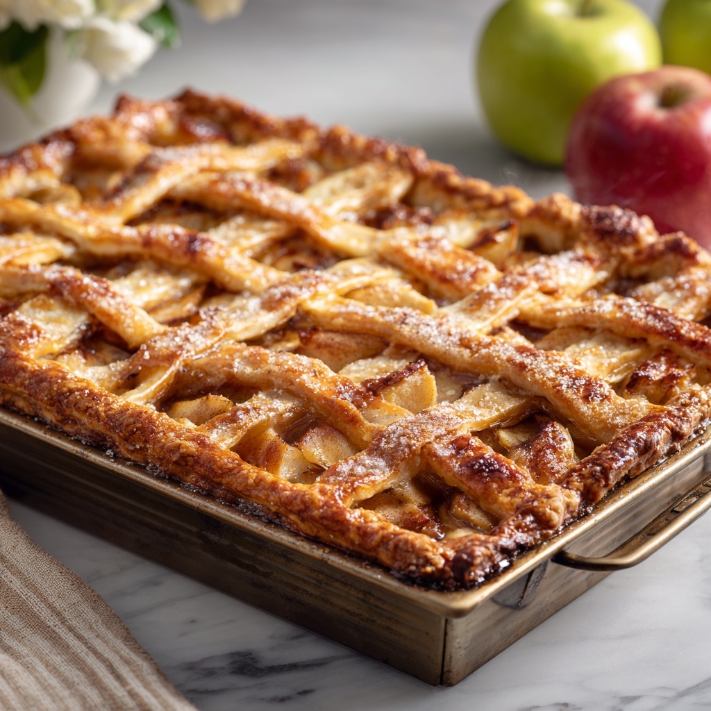 Apple Slab Pie Recipe - Recipe Image