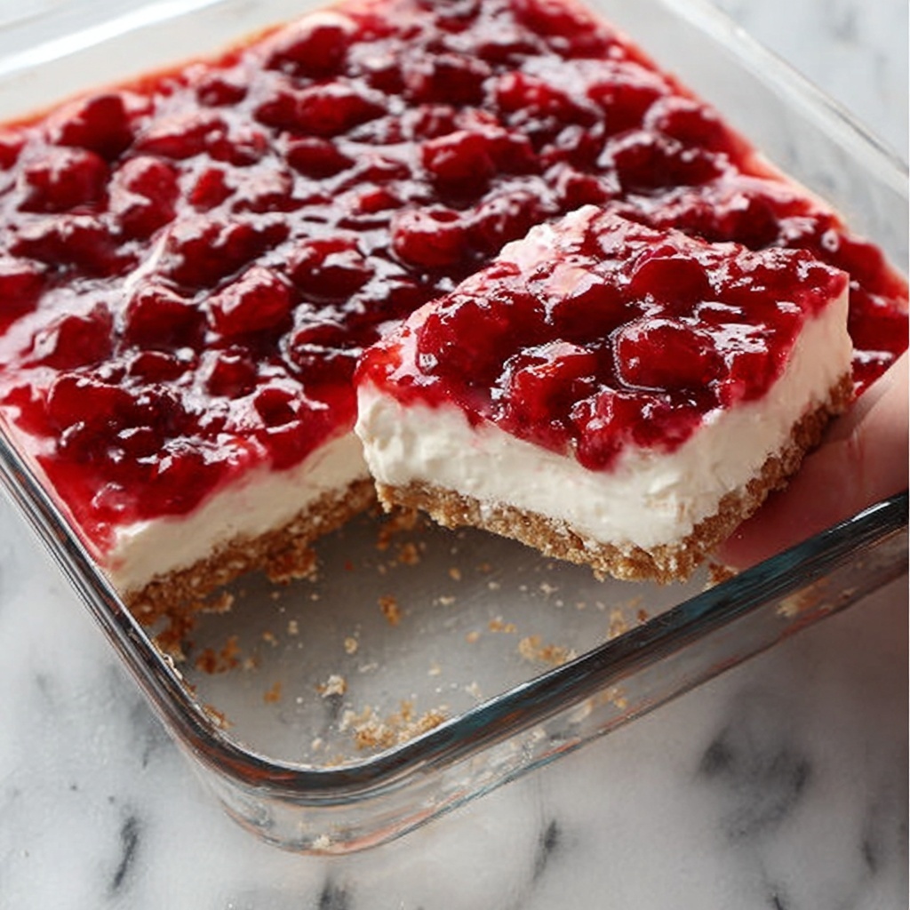 Easiest No-Bake Cherry Cheesecake Recipe - Recipe Image