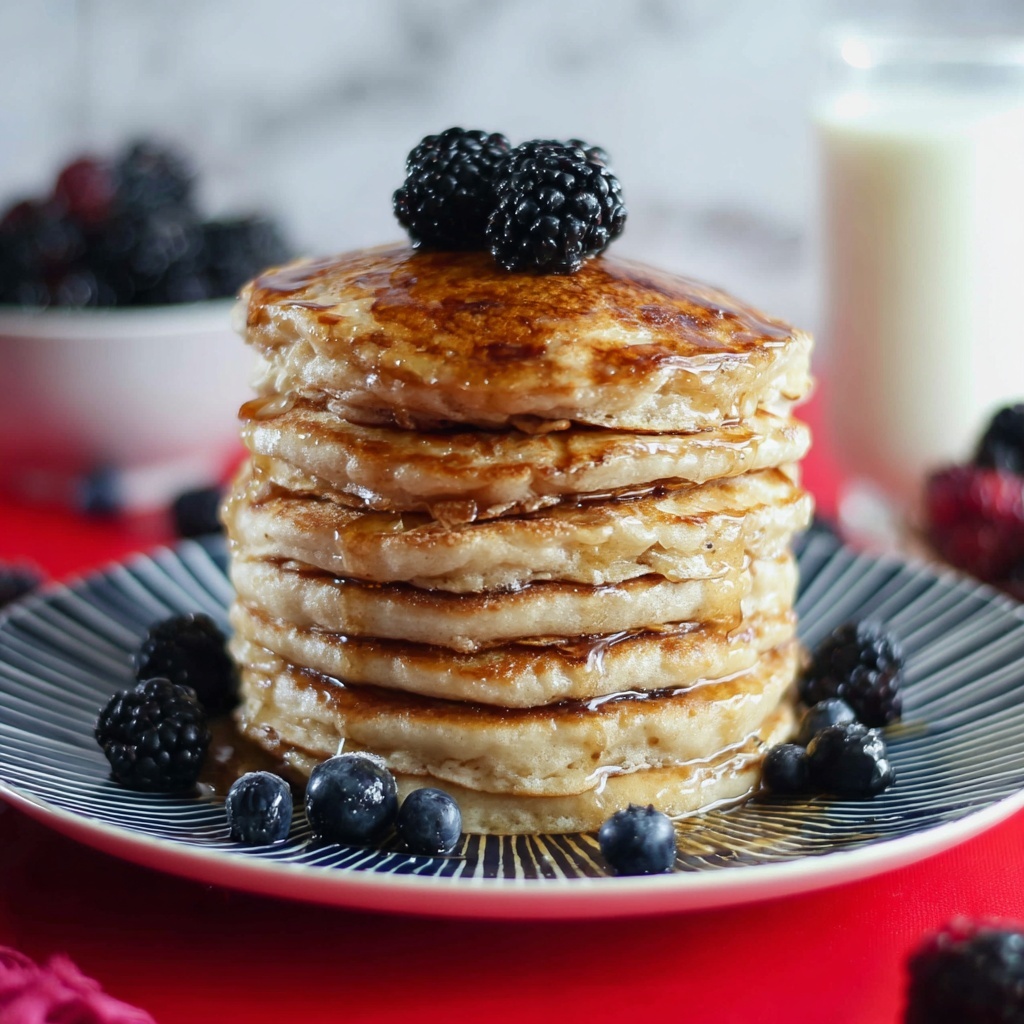 Healthy Banana Oatmeal Pancakes Recipe - Recipe Image