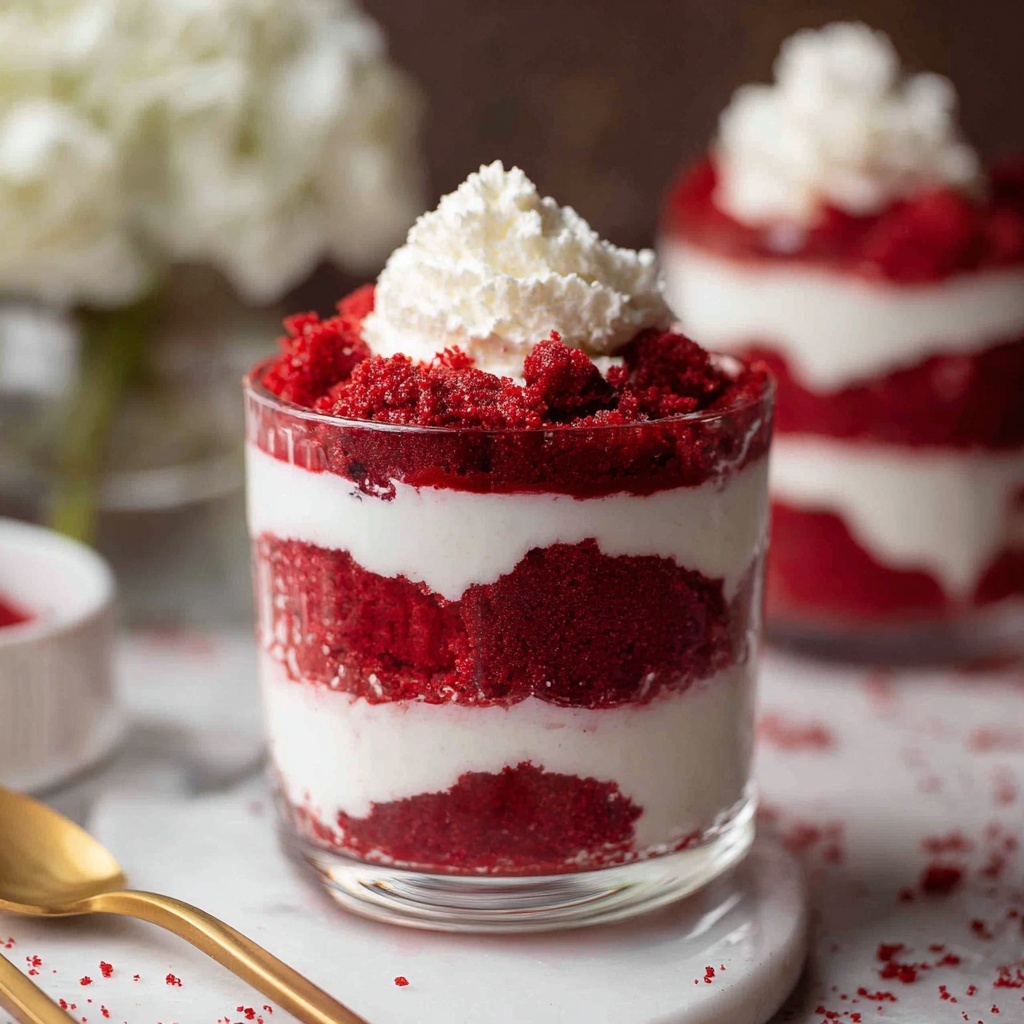 Red Velvet Cheesecake Trifle Recipe - Recipe Image