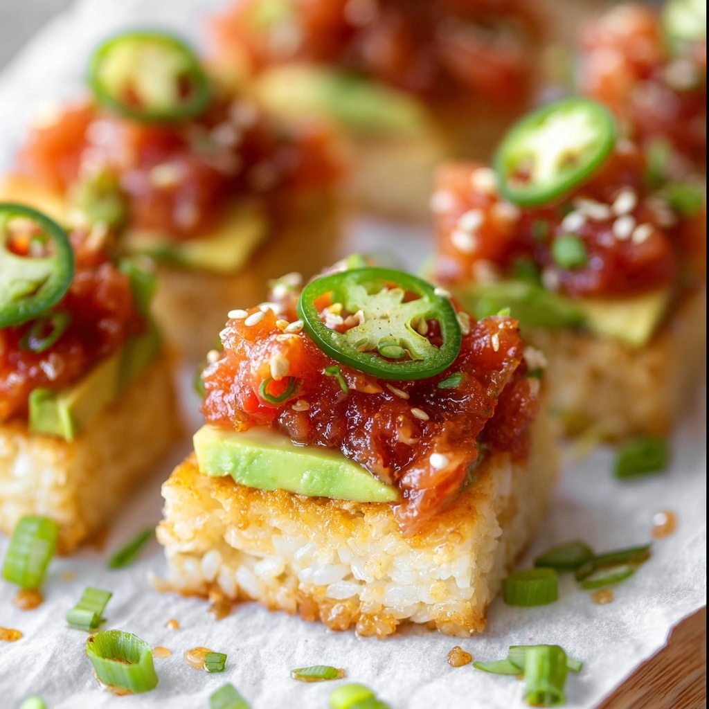 Spicy Tuna Crispy Rice Recipe - Recipe Image