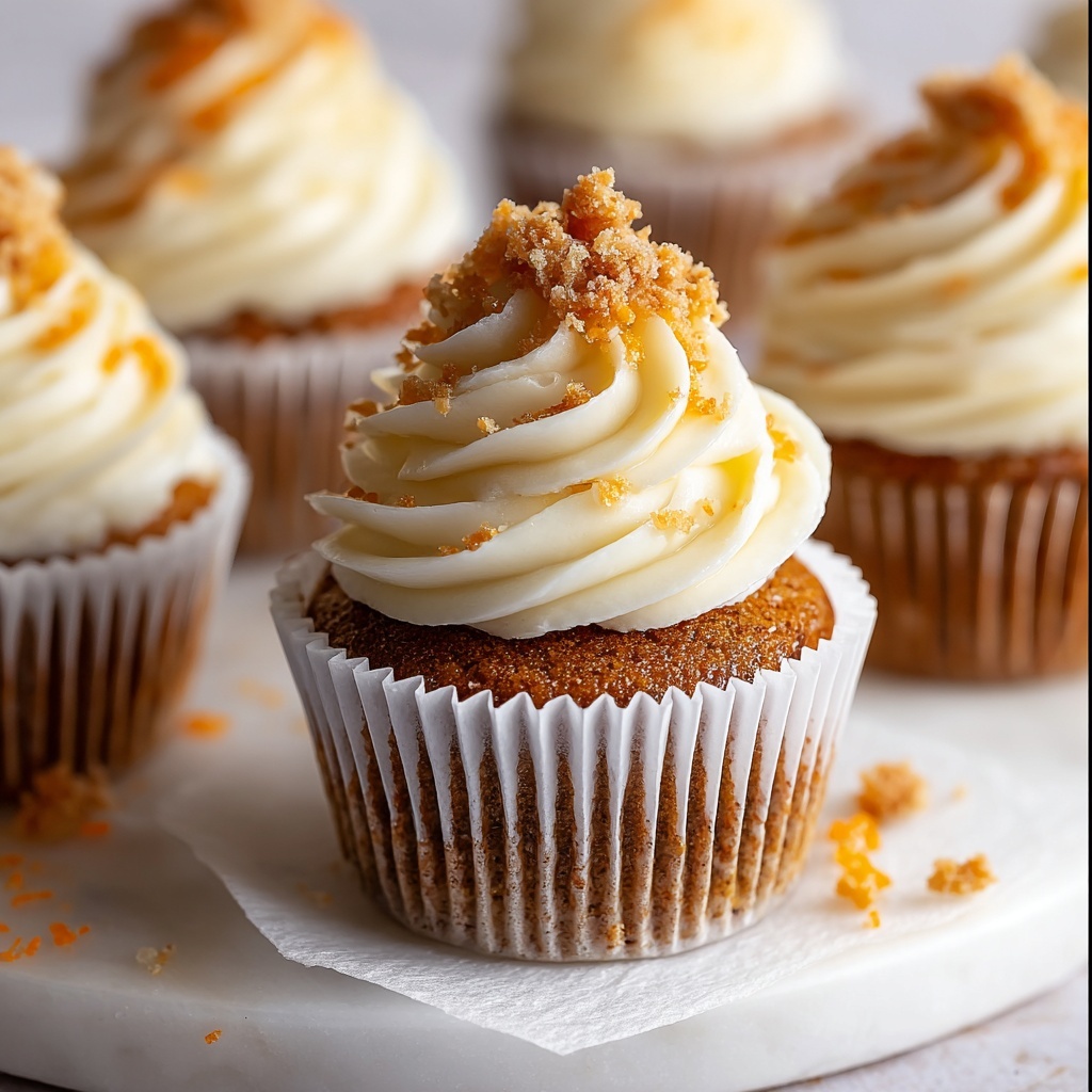 Super Moist Carrot Cake Cupcakes Recipe - Recipe Image