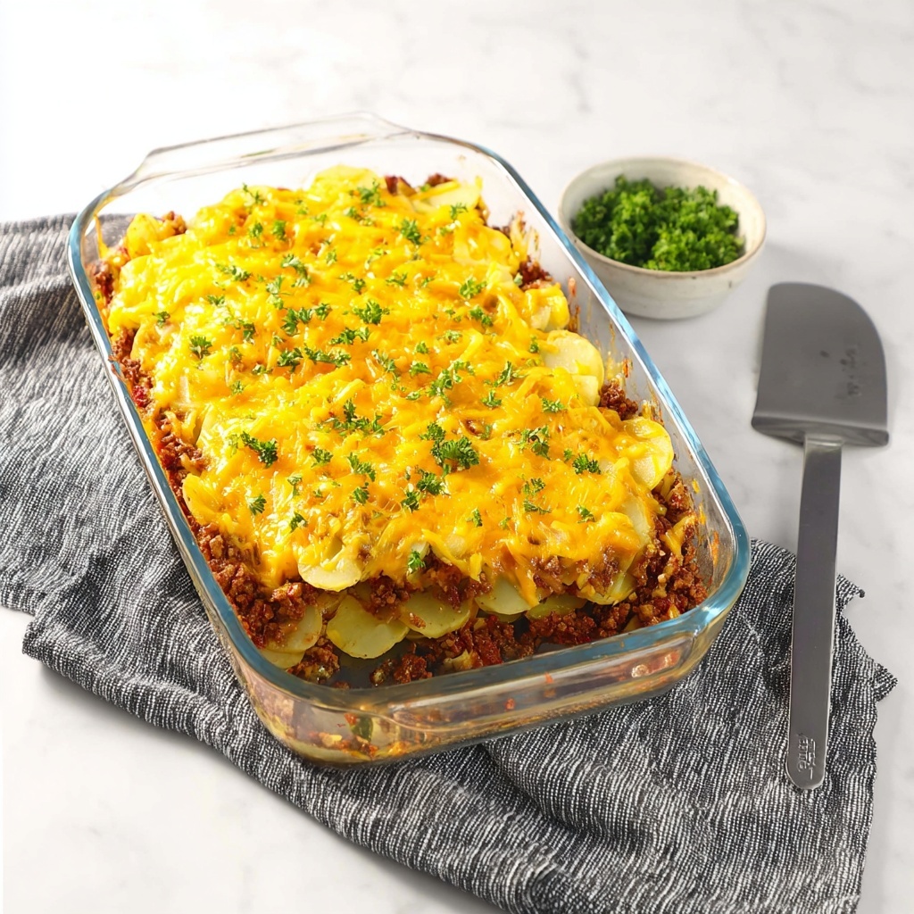 Ground Beef and Potato Casserole Recipe - Recipe Image