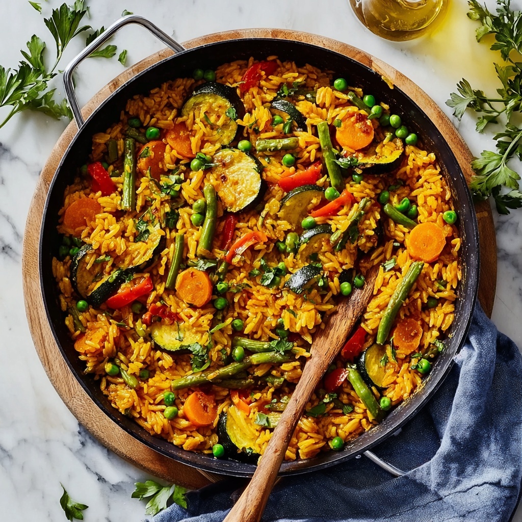 Crispy Vegetable Paella for Cozy Nights - Recipe Image
