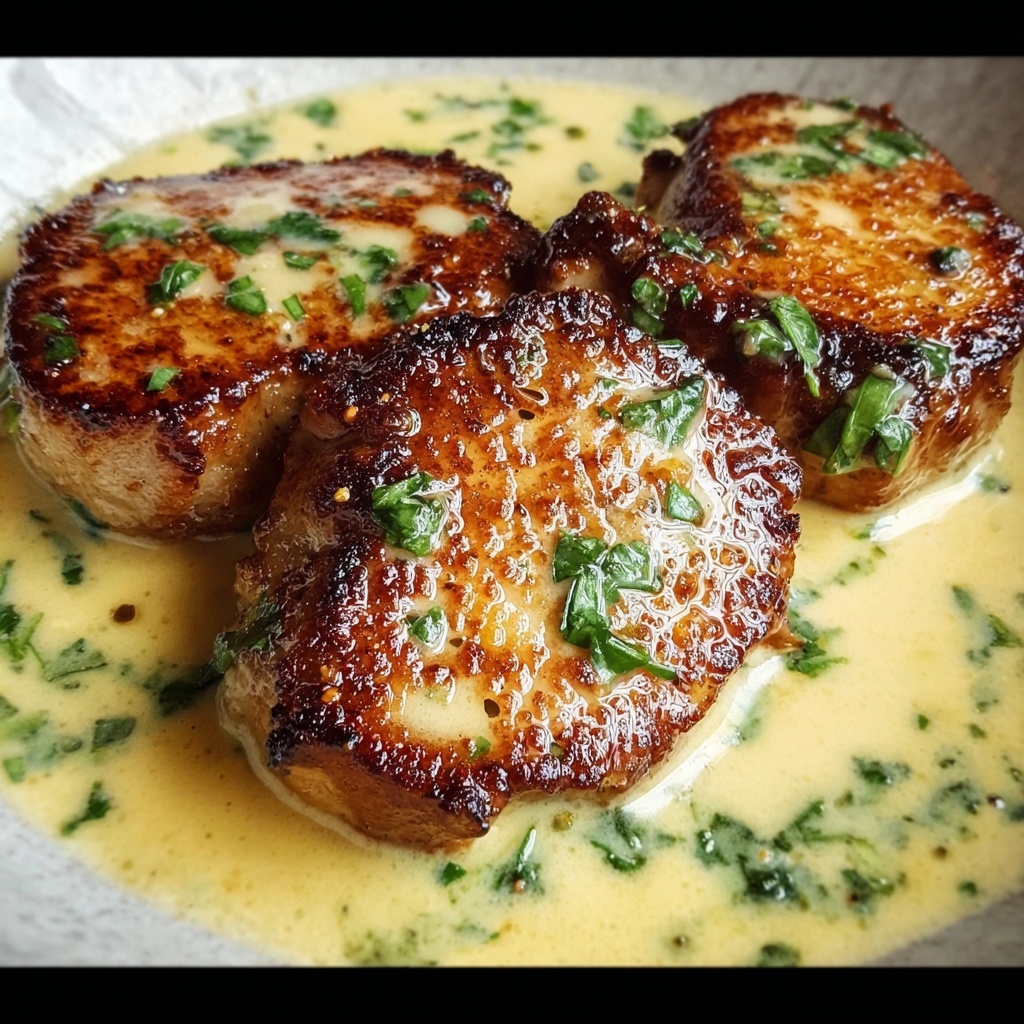 Creamy Garlic Pork Chops in 30 Minutes for a Cozy Dinner Recipe - Recipe Image