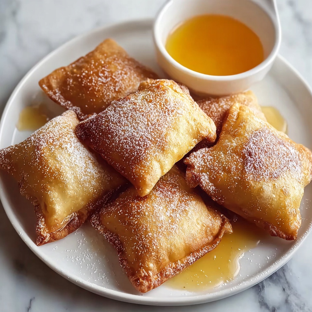 Delicious Homemade Sopapillas with Honey Recipe - Recipe Image