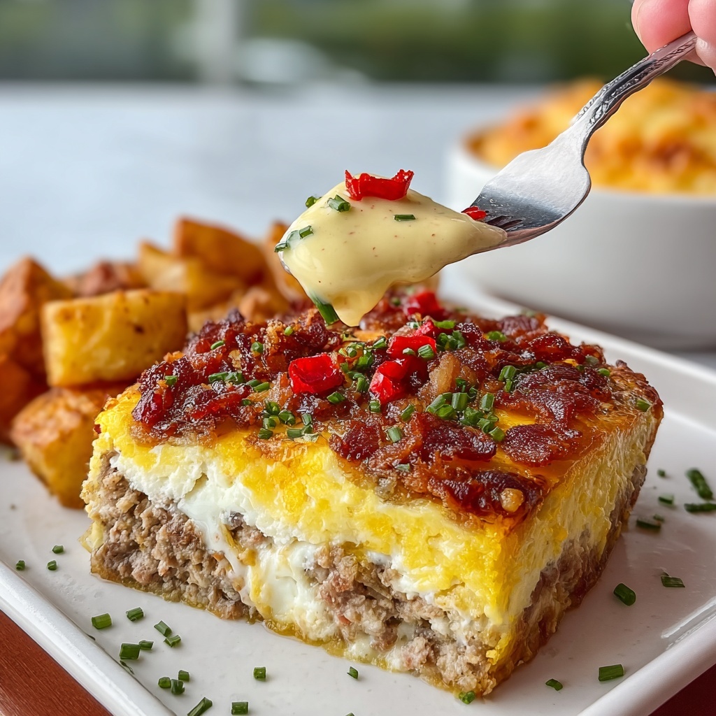 Sausage Breakfast Casserole Recipe - Recipe Image