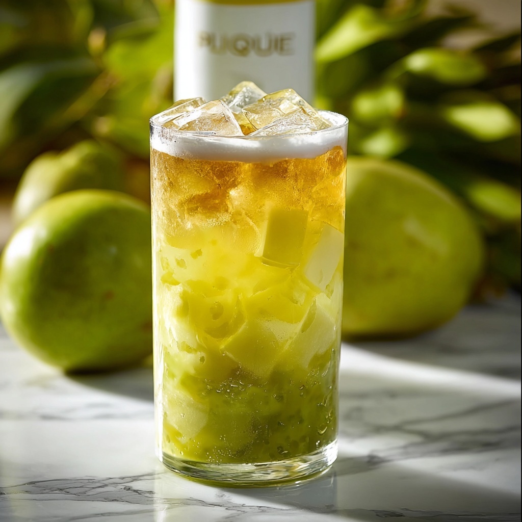 Pineapple Matcha Drink Recipe - Recipe Image