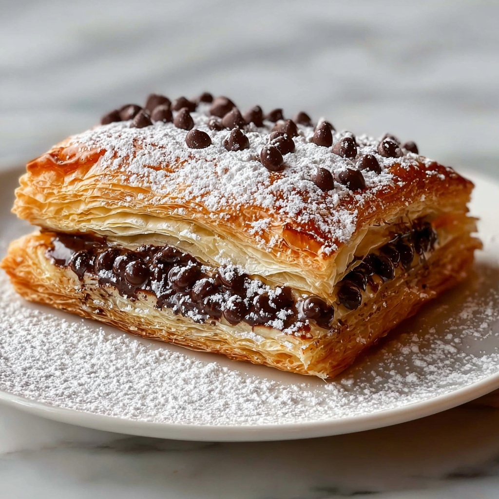 Croissant Breakfast Bake with Chocolate Chips Recipe - Recipe Image