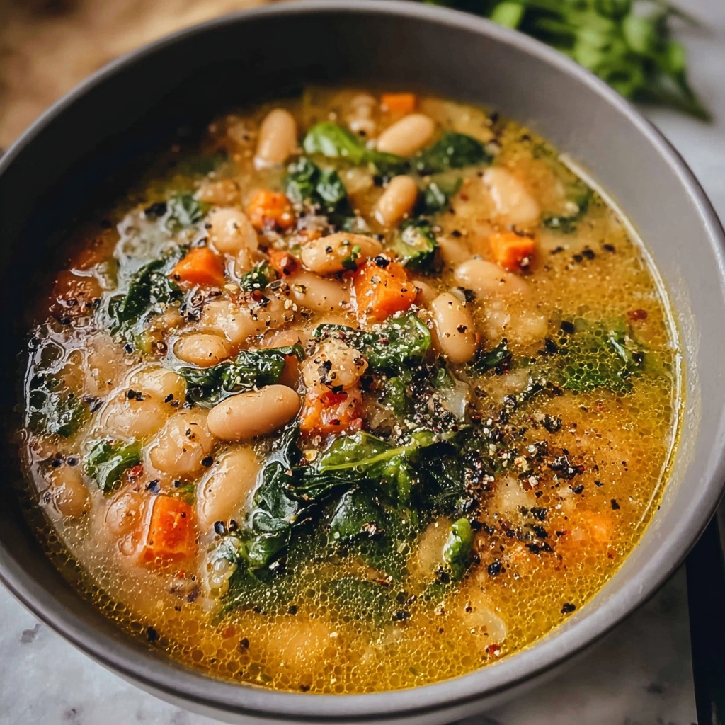 Tuscan White Bean Soup Recipe - Recipe Image