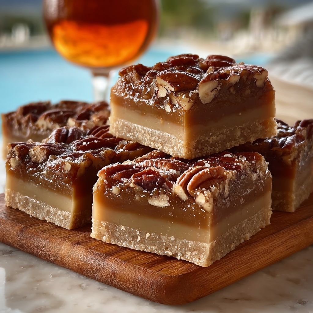 Lazy Girl Pecan Pie Bars Recipe - Recipe Image