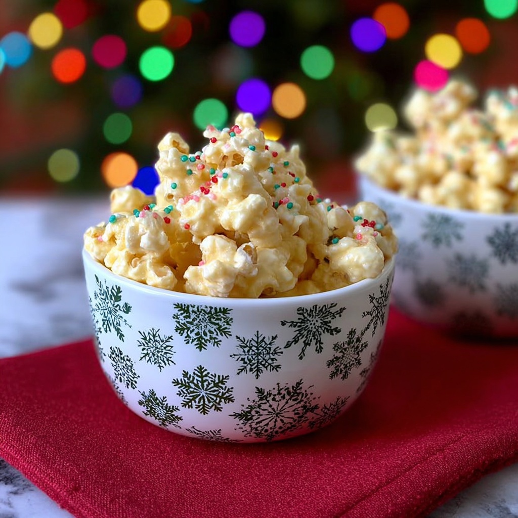 Candied Puff Corn (Christmas Crack) Recipe - Recipe Image