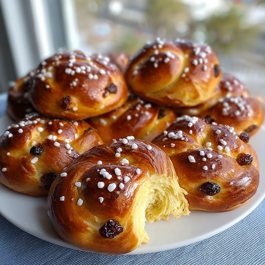 St. Lucia Saffron Buns Recipe - Recipe Image