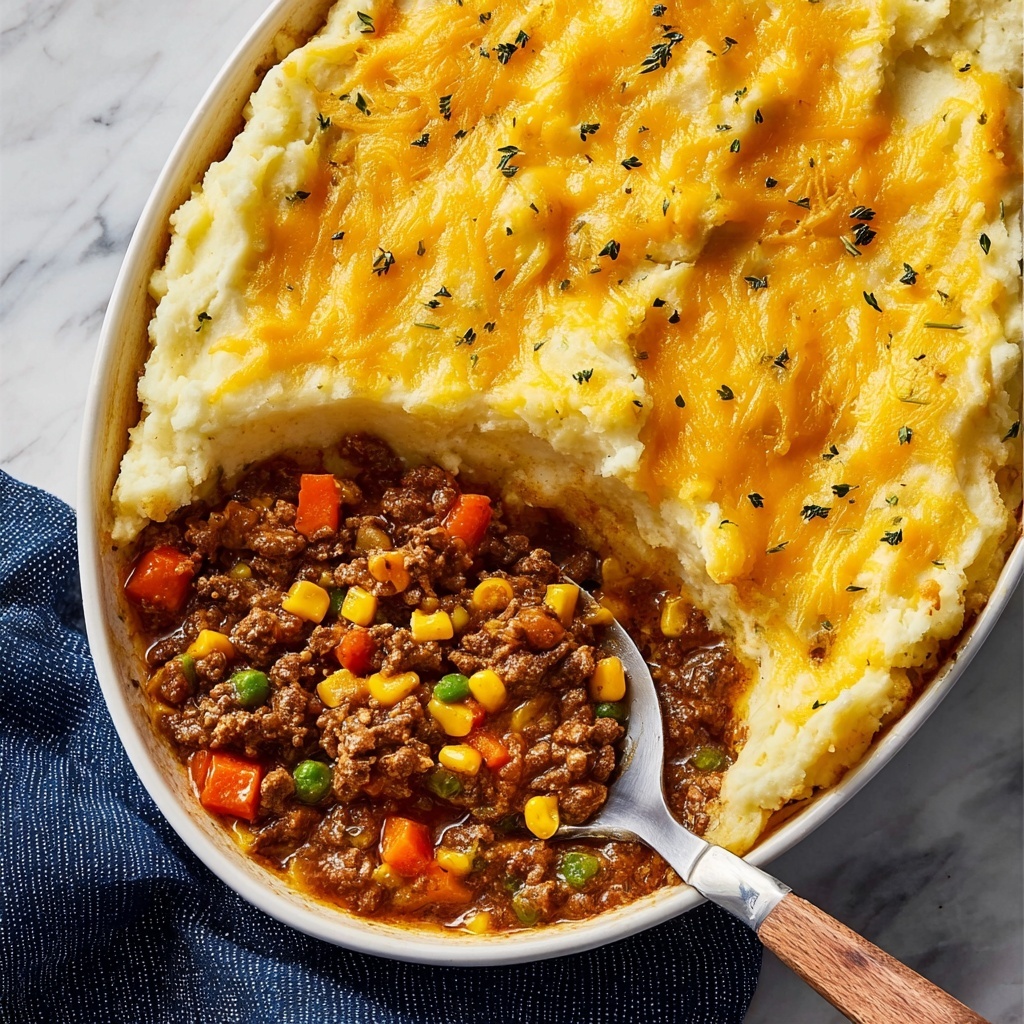 Classic Shepherd’s Pie with Beef and Mashed Potatoes Recipe - Recipe Image