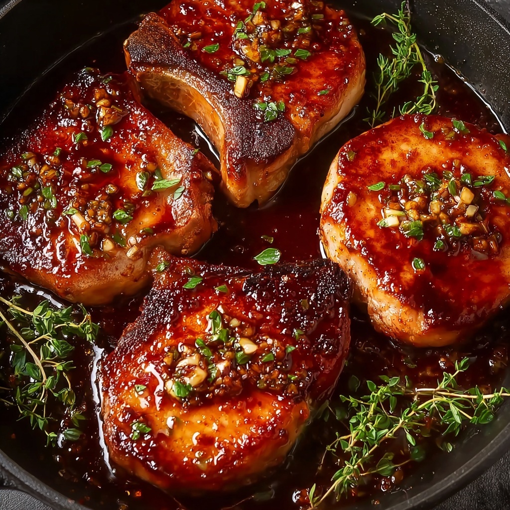 Maple Glazed Pork Chops Recipe - Recipe Image