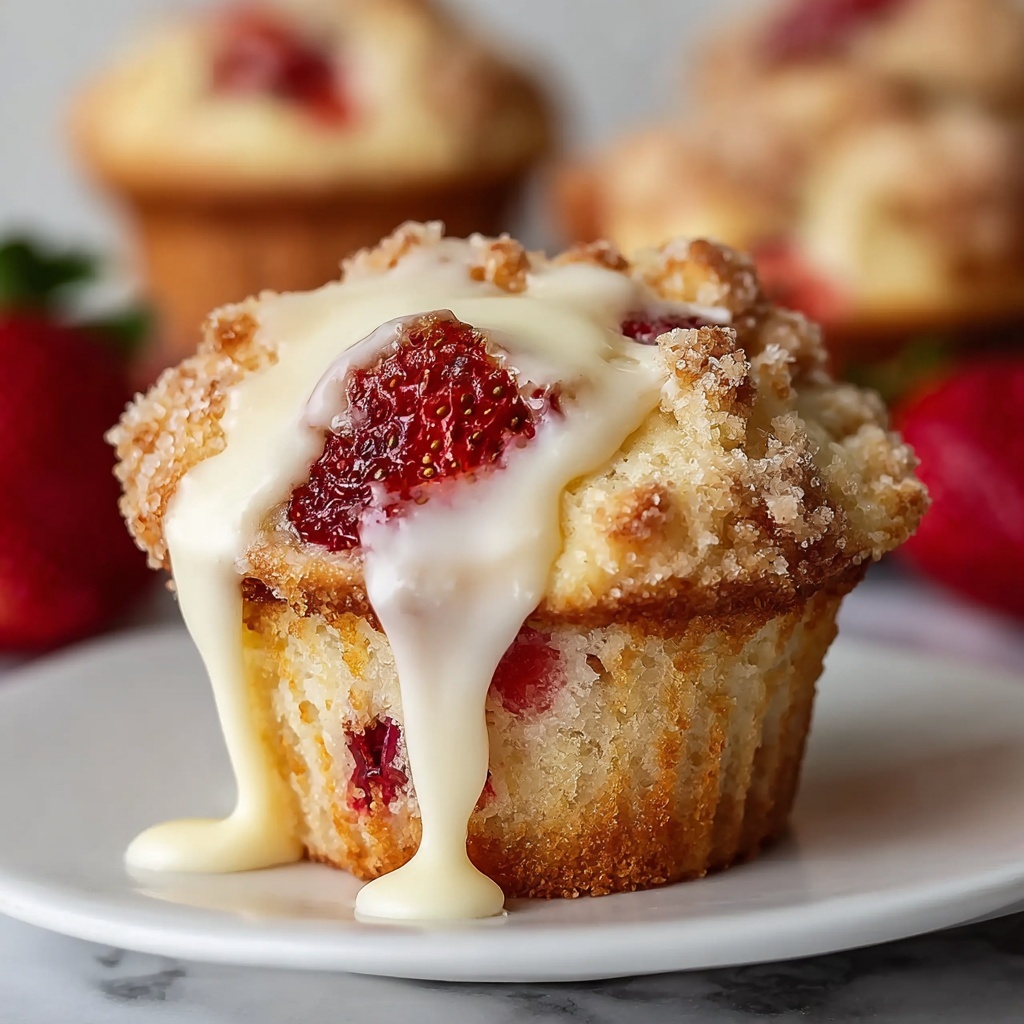 Strawberry Cream Cheese Muffins Recipe - Recipe Image