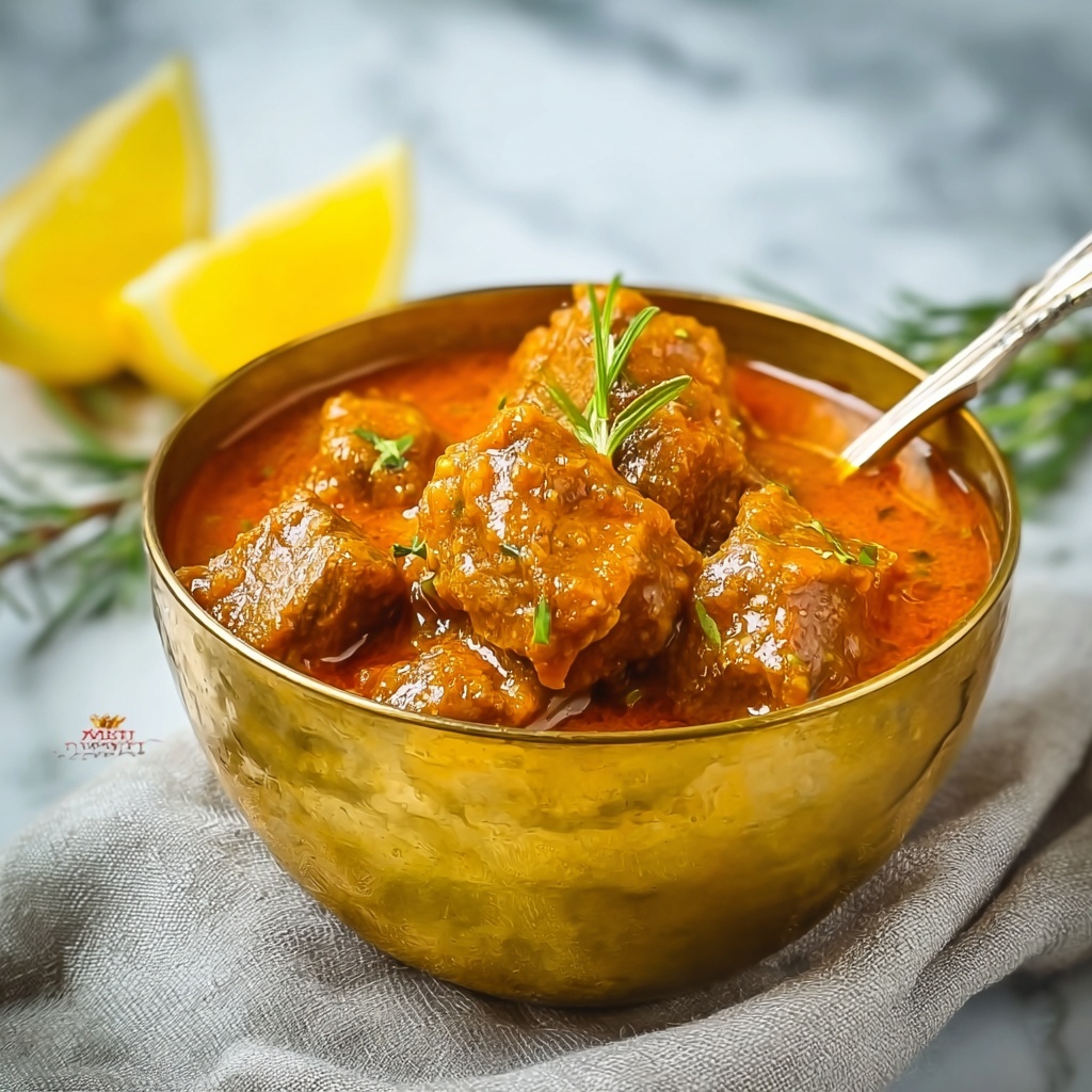 Savory Junglee Maas: Authentic Indian Spiced Mutton Curry Recipe - Recipe Image