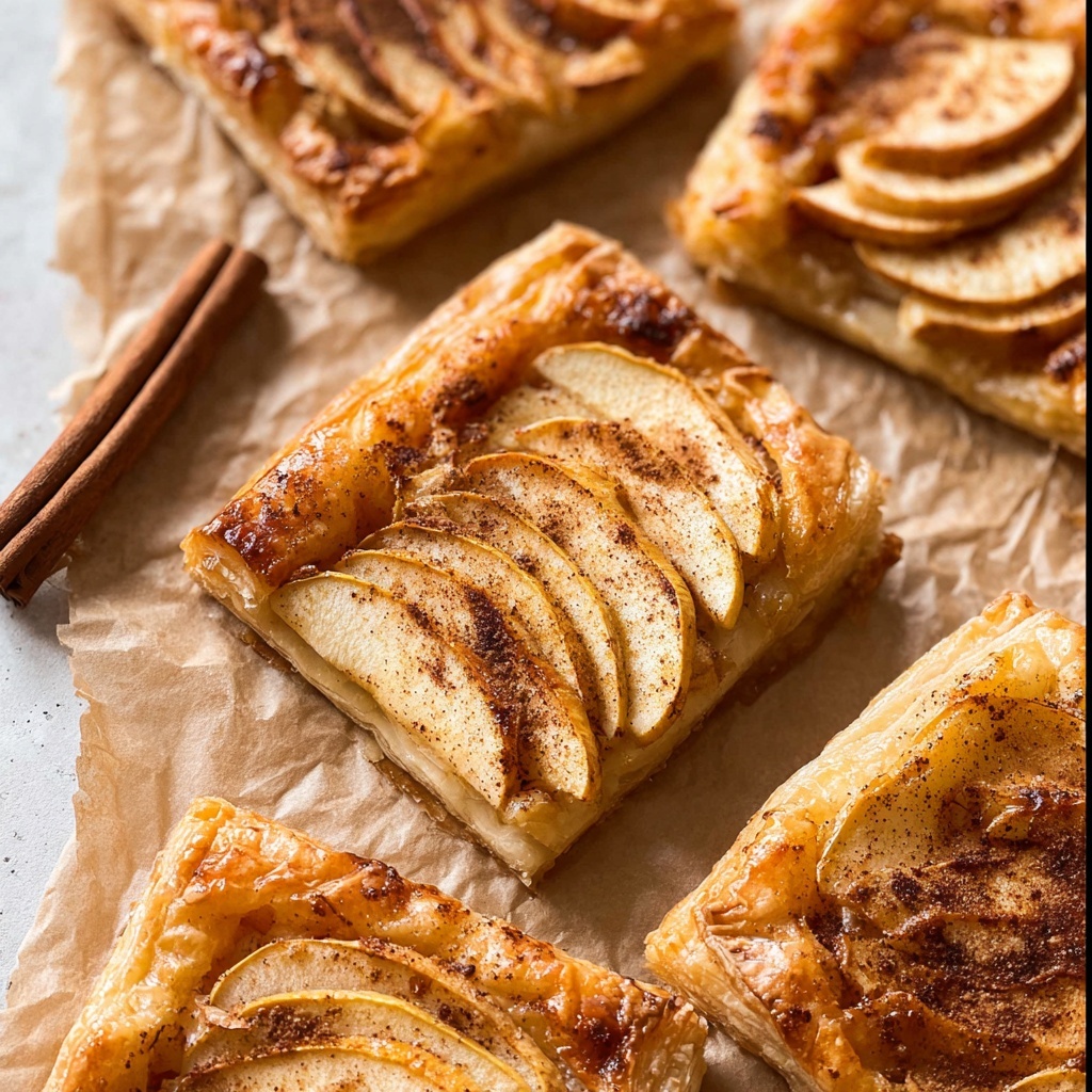Puff Pastry Apple Tart Recipe - Recipe Image