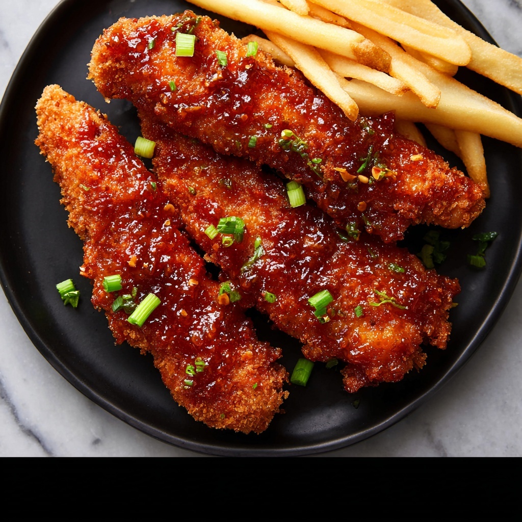 Crispy Honey Butter Chicken Tenders Recipe - Recipe Image