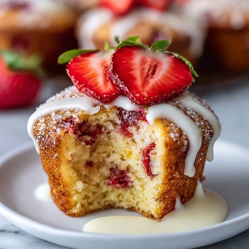 Strawberry Cream Cheese Muffins Recipe - Recipe Image