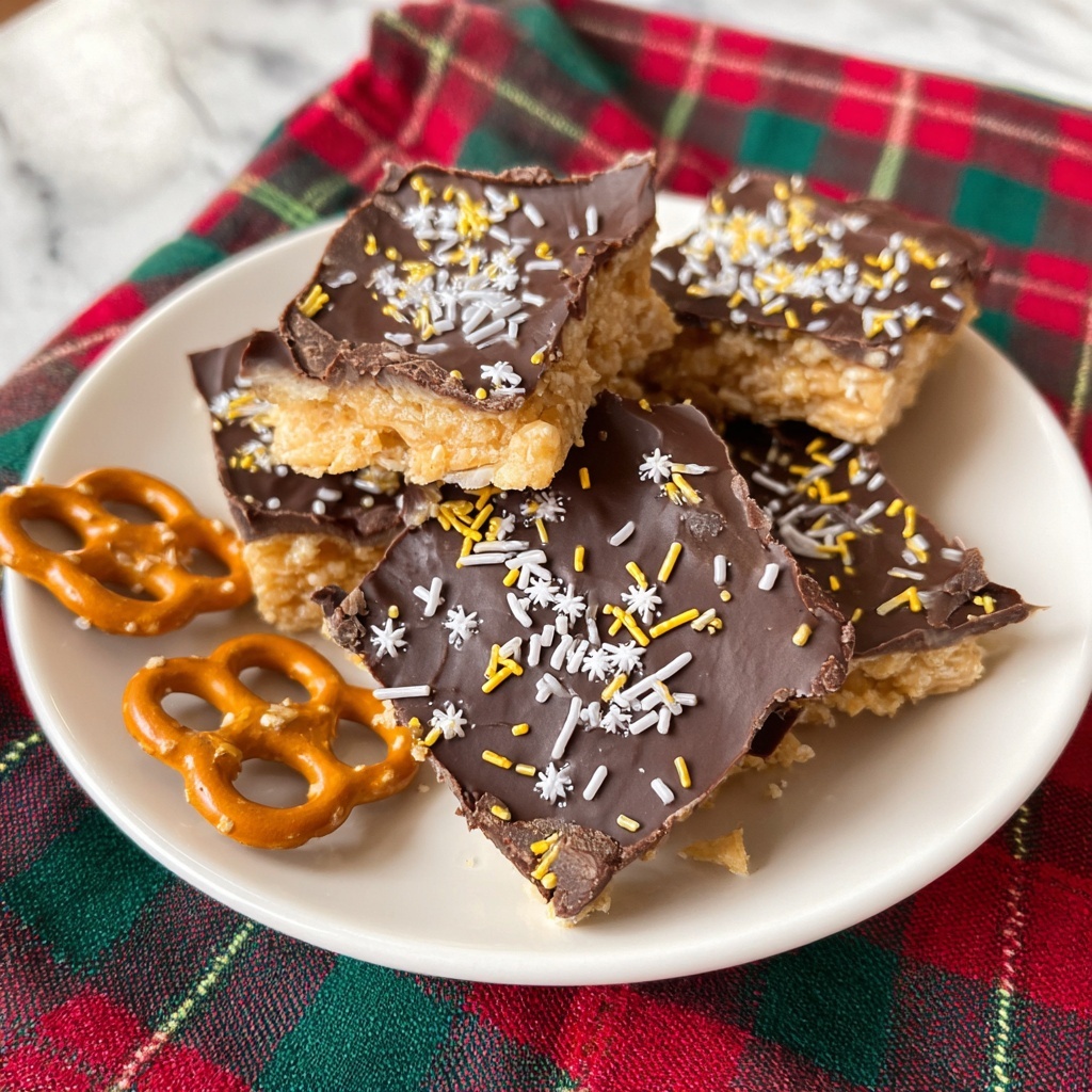Pretzel Christmas Crack (Pretzel Toffee) Recipe - Recipe Image
