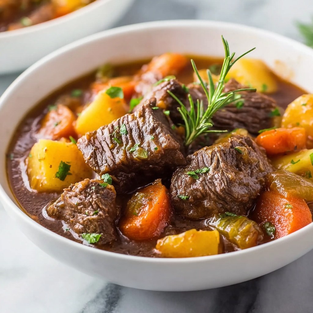 Hearty Dutch Oven Beef Stew Recipe - Recipe Image