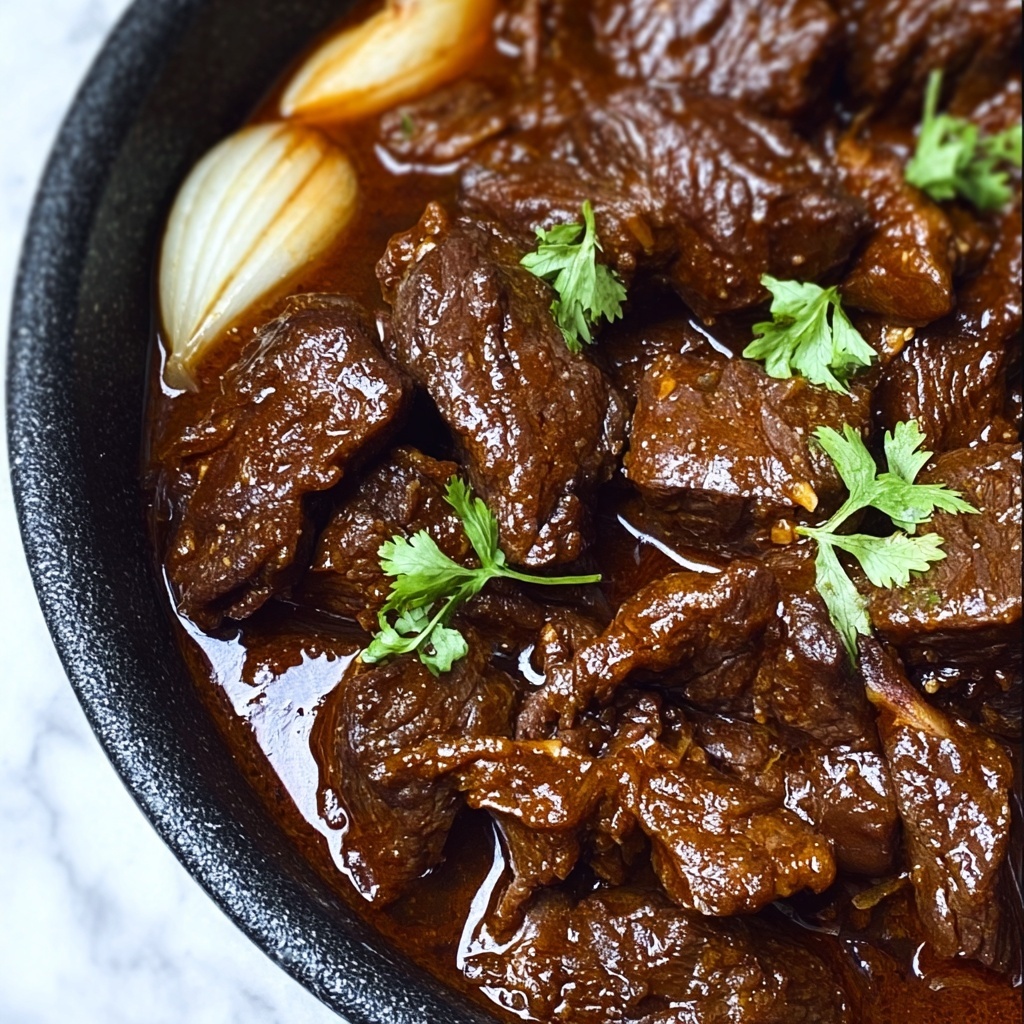 Coconut Red Curry Drip Beef Recipe - Recipe Image