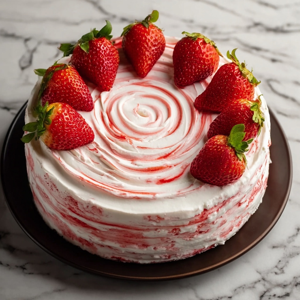 Strawberry Shortcake Cake Recipe - Recipe Image