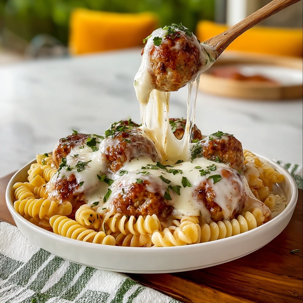 Dump and Bake Meatball Casserole Recipe - Recipe Image