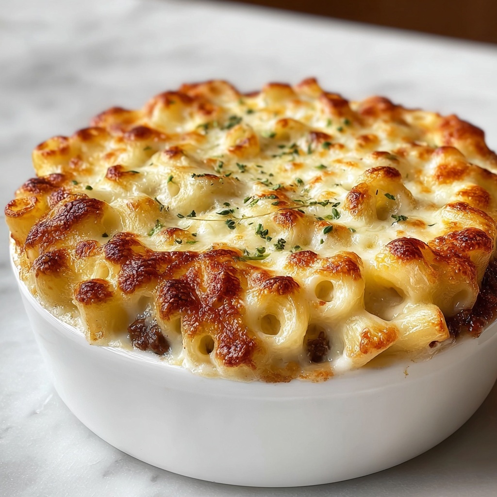 Tasty Baked Gnocchi Mac and Cheese Recipe - Recipe Image