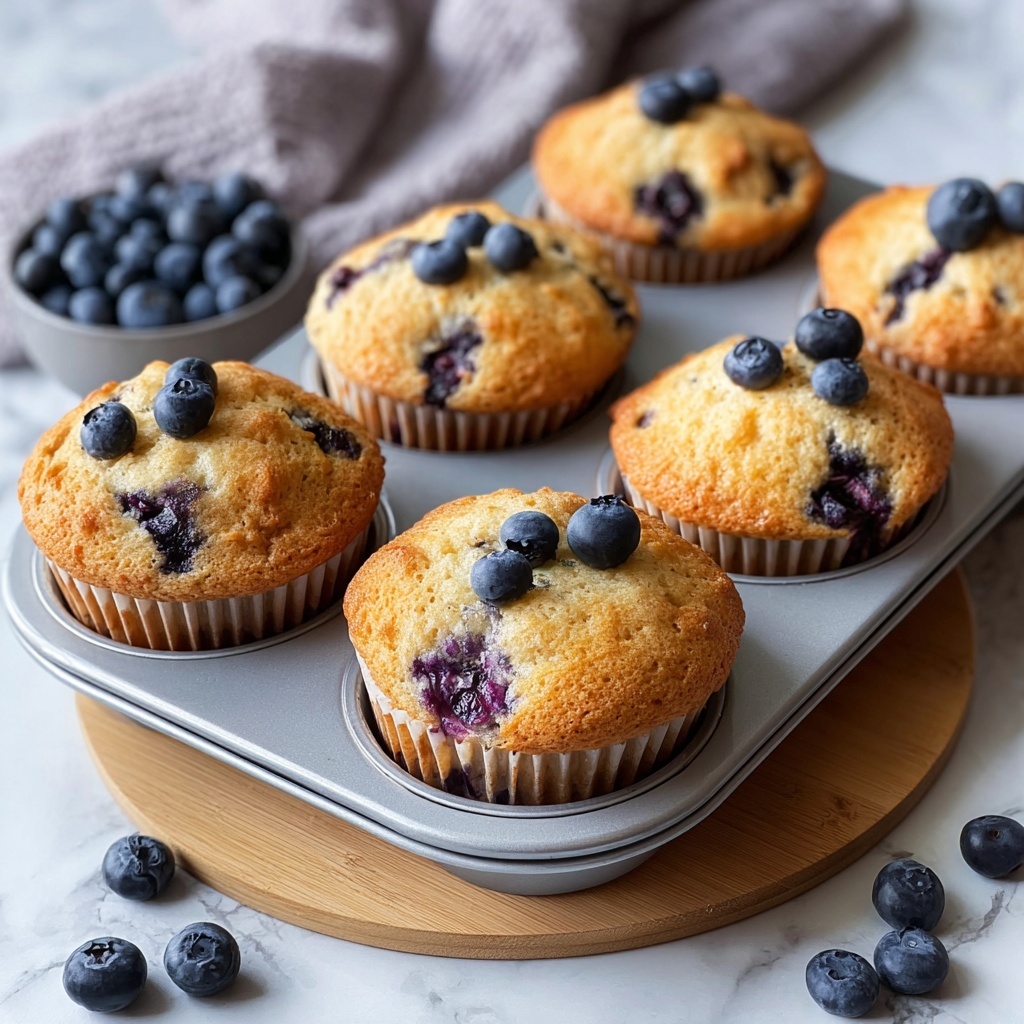 Cottage Cheese Blueberry Muffins Recipe - Recipe Image