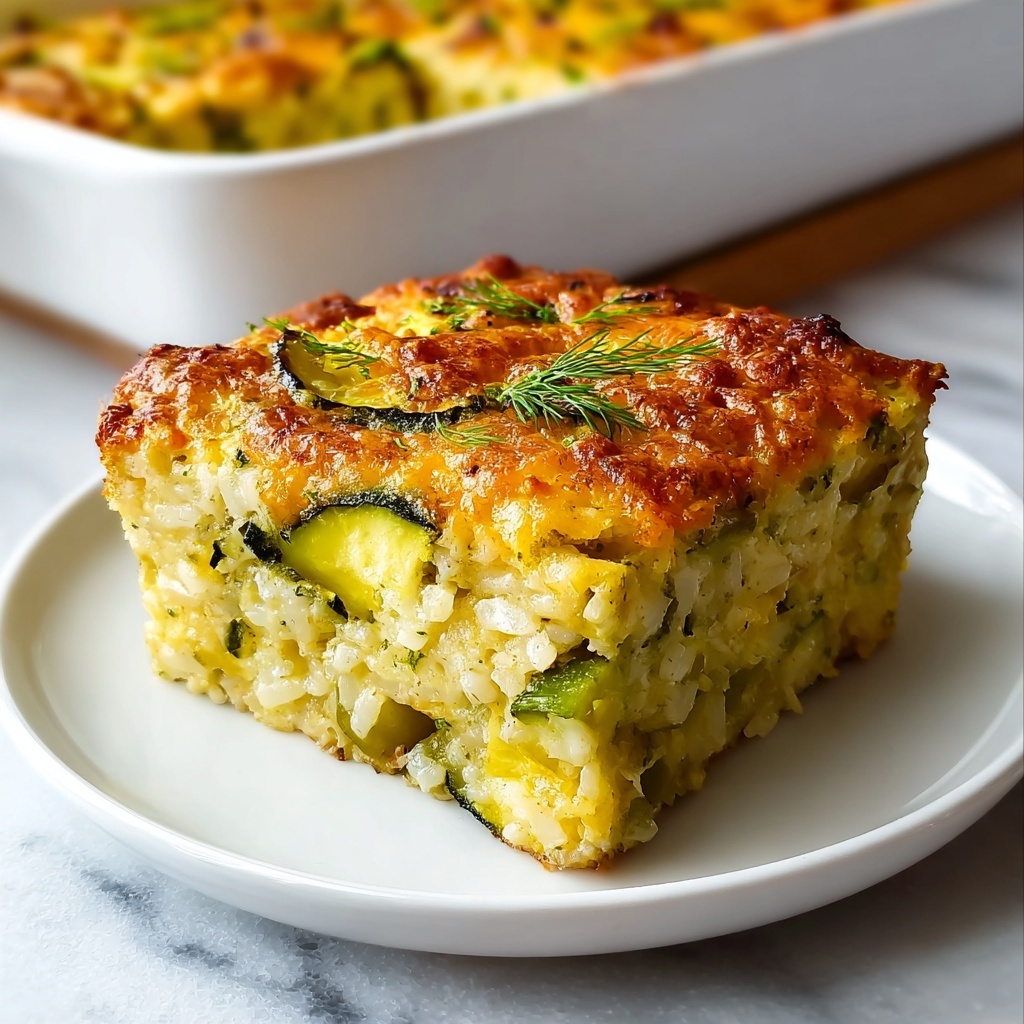 Simple Zucchini Dill Casserole Recipe - Recipe Image