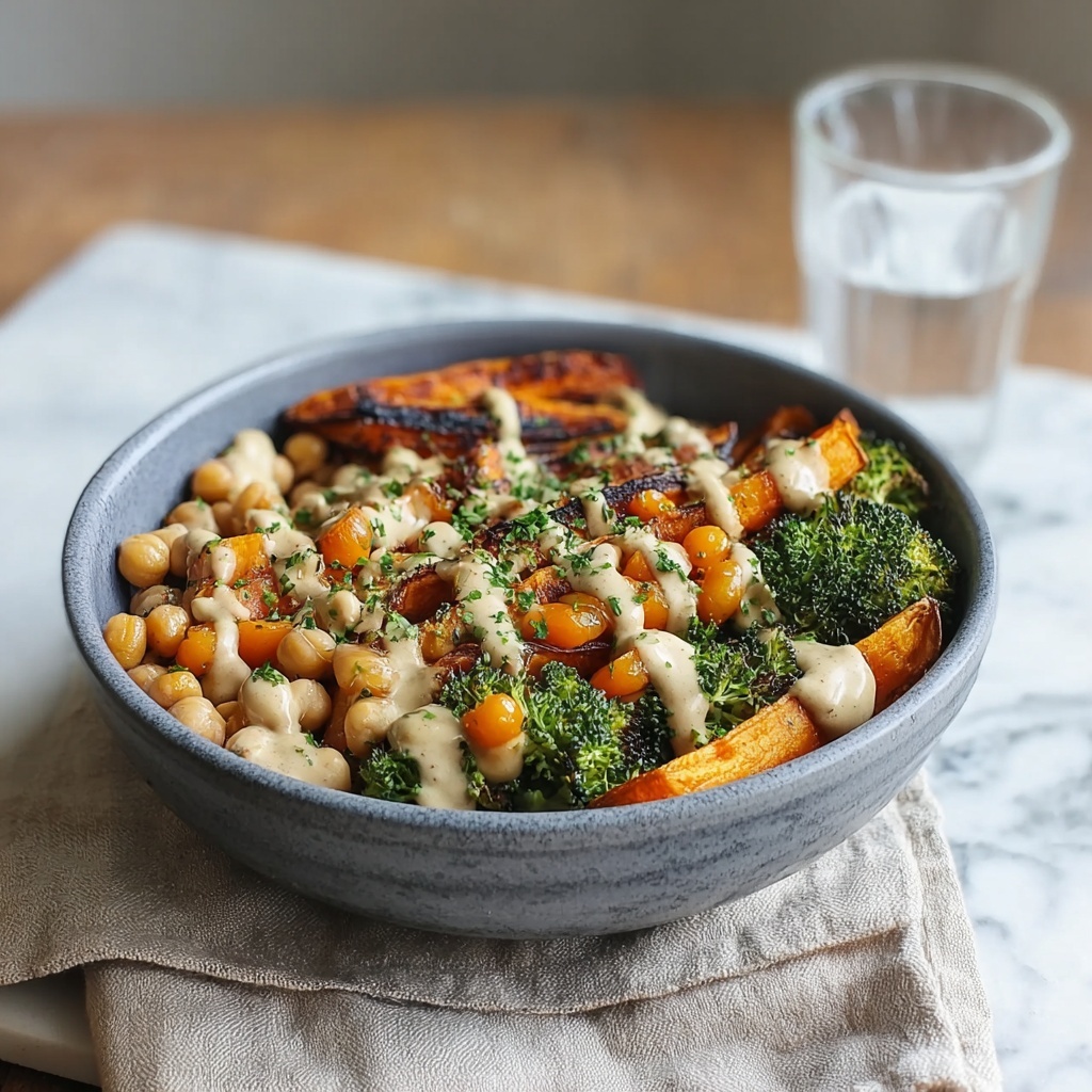Roasted Carrot Chickpea Bowl Recipe - Recipe Image