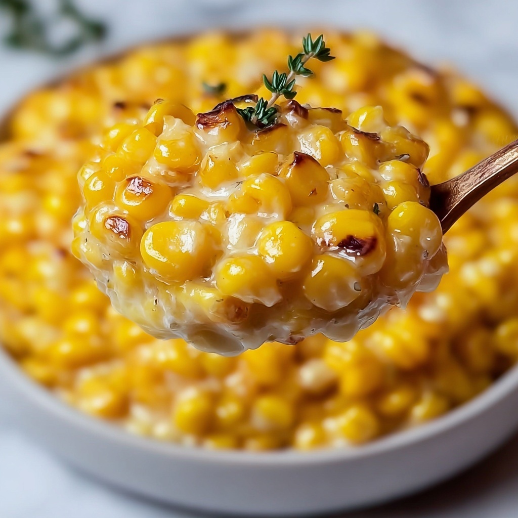Creamy Honey Butter Skillet Corn Recipe - Recipe Image