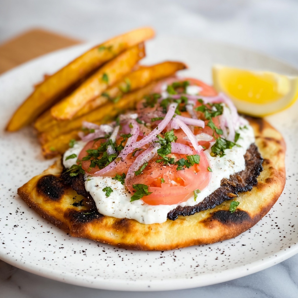 Gyros Smashed Tacos Recipe - Recipe Image