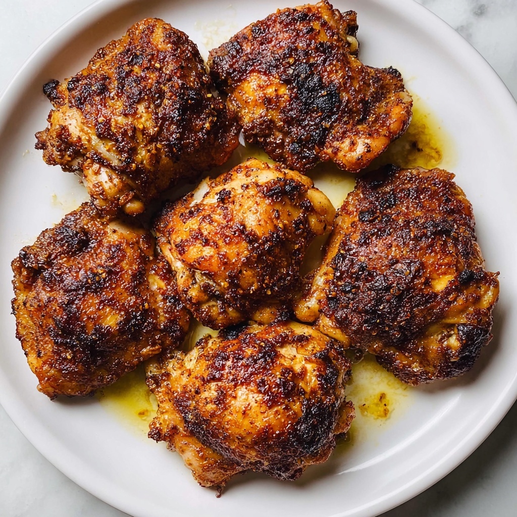 Delicious Ethiopian Chicken Thighs with Berbere Spice Recipe - Recipe Image