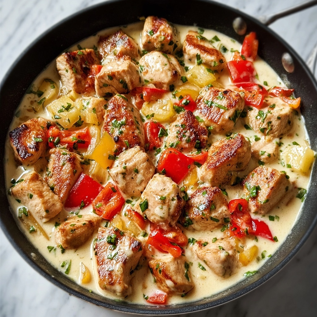 Creamy Banana Pepper Chicken Skillet That's Pure Comfort Recipe - Recipe Image