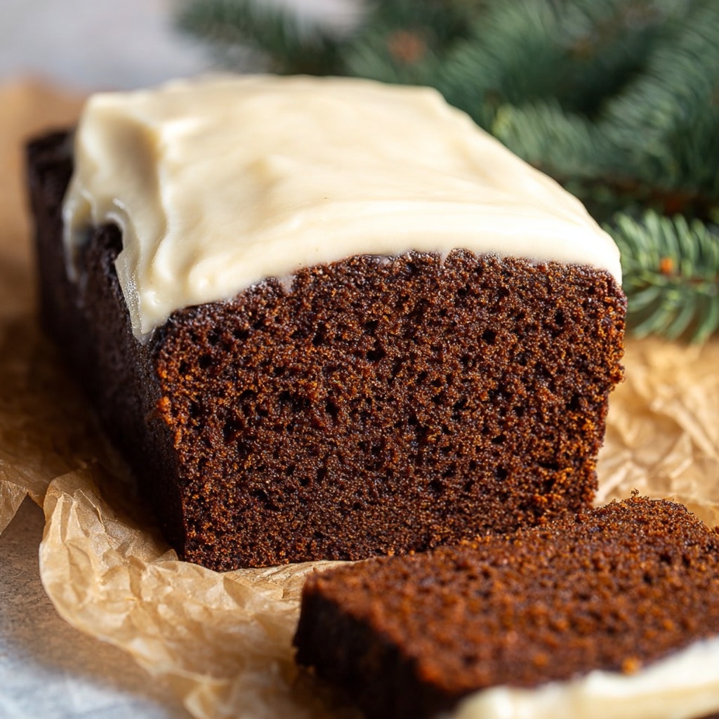 Vegan Gingerbread Loaf Cake (Starbucks Copycat) Recipe - Recipe Image