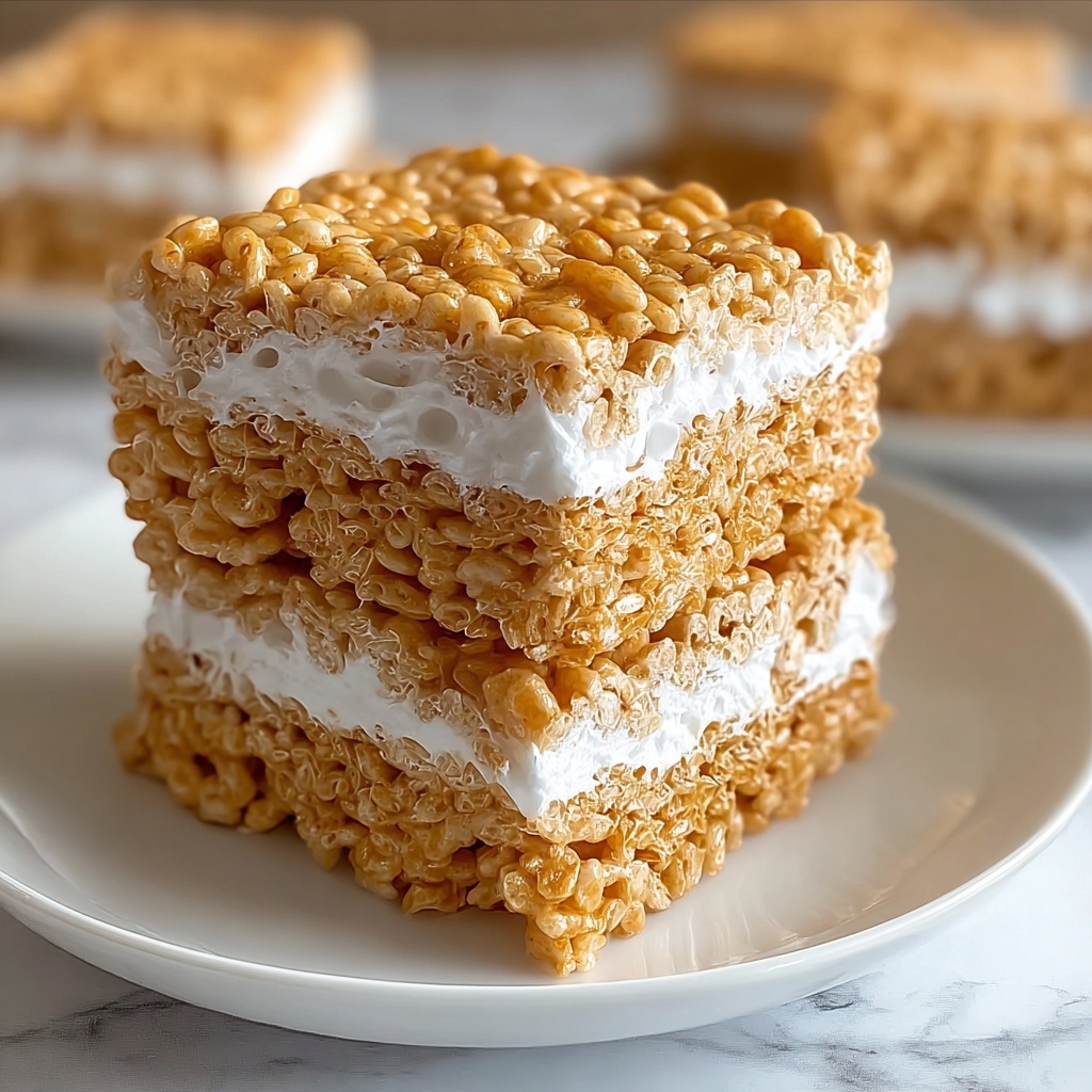 Fluffernutter Rice Krispie Treats Recipe - Recipe Image