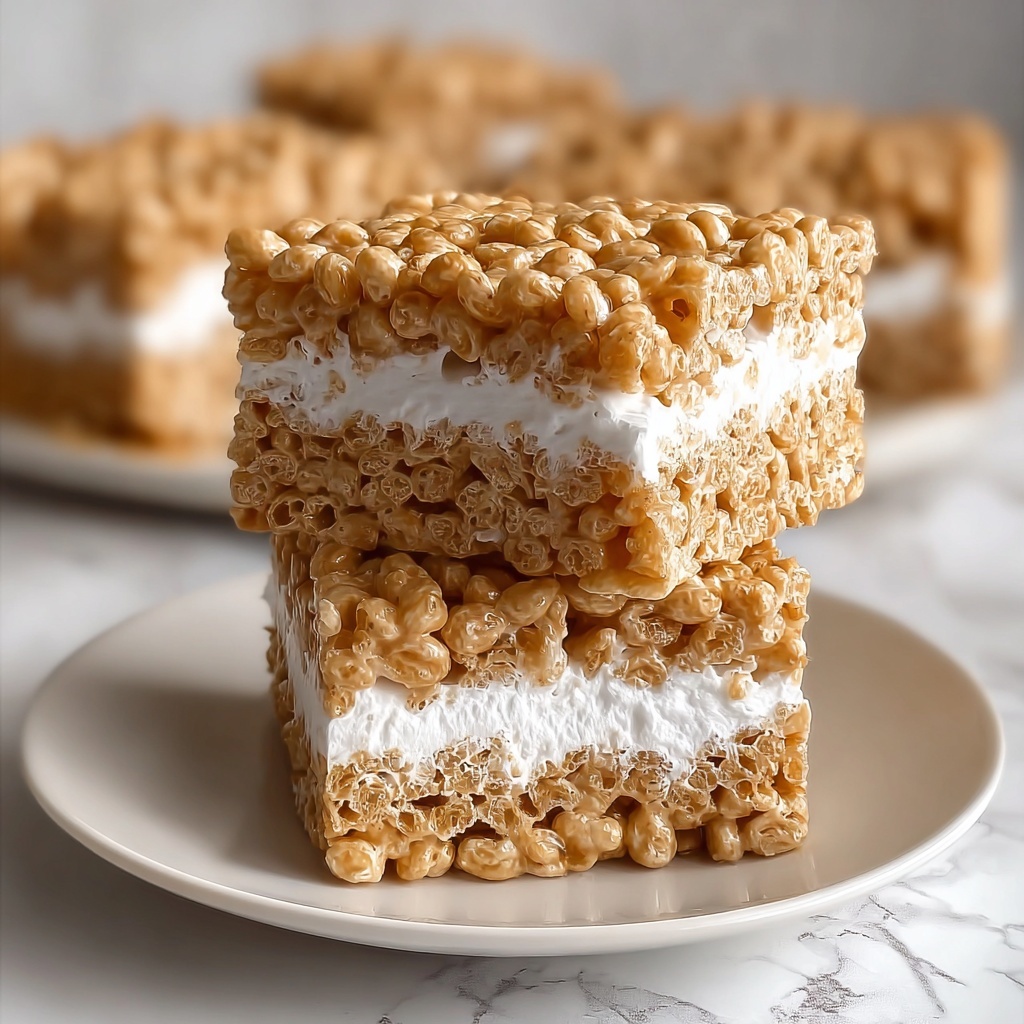 Fluffernutter Rice Krispie Treats Recipe - Recipe Image