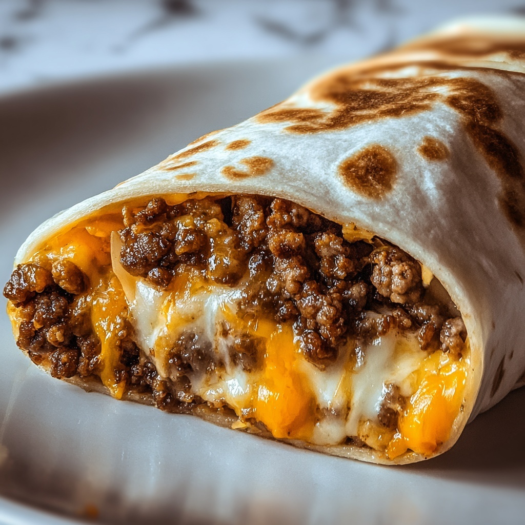 Taco Bell Beefy Melt Burrito Recipe - Recipe Image